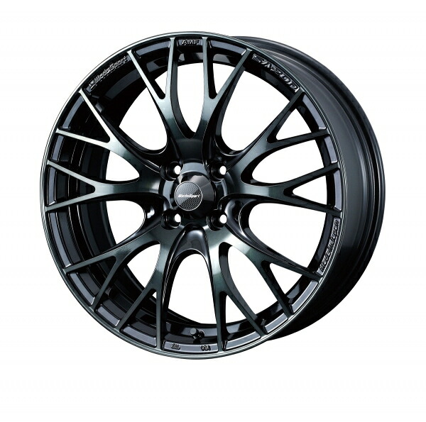 ウェッズ Weds Sport ウェッズスポーツ SA20R 17インチ 7.0J +50 4穴 PCD100 WBC (ウォースブラッククリアー) ホイール 2本セット