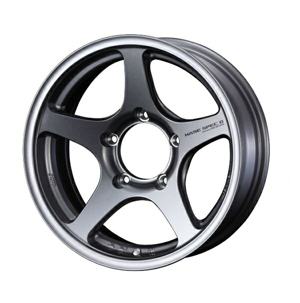 ウェッズ HASE SPEC ハセスペック2 16インチ 6.0J -5 5穴 PCD139.7 ライトガンメタリック ホイール 1本 22,900円