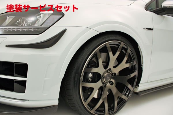 当社塗装品 ガレージベリーVW GOLF ゴルフ 7 TSI ローダウンフェンダートリム ウレタン製｜オートパーツ ダイレクト
