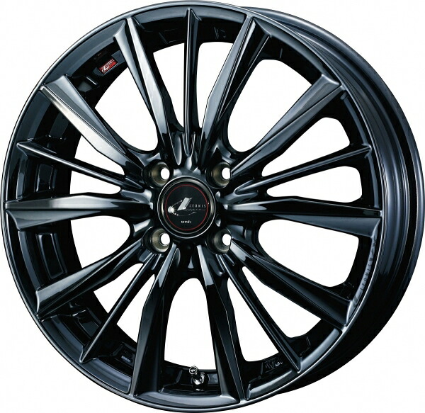 ウェッズ LEONIS レオニス VX 16インチ リム幅6.0J インセット+45 4穴 PCD100 BMC1 (ブラックメタルコート ワン) ホイール 2本セット
