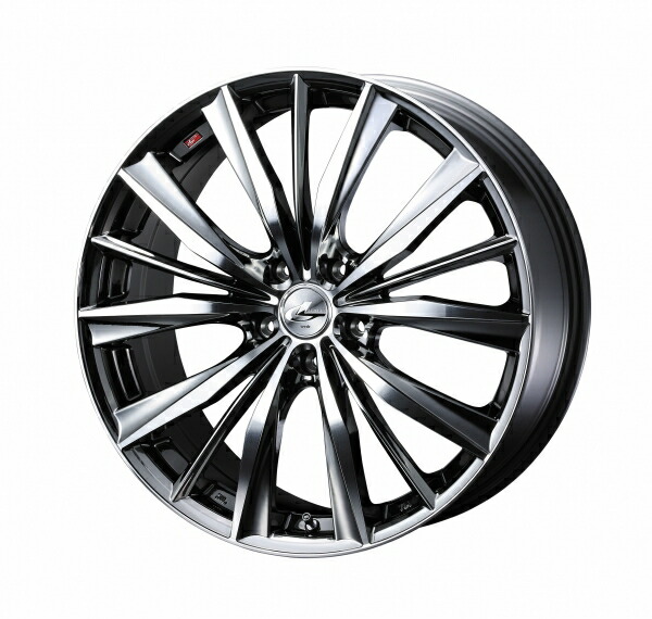 ウェッズLEONIS レオニス VX 20インチ リム幅8.5J インセット+45 5穴 PCD114.3 BMCMC (ブラックメタルコート ミラーカット) ホイール 4本セット|オートパーツ ダイレクト
