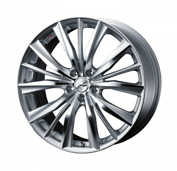 ウェッズ LEONIS レオニス VX 18インチ リム幅7.0J インセット+53 5穴 PCD114.3 HSMC (ハイパーシルバー ミラーカット) ホイール 4本セット 62,267円