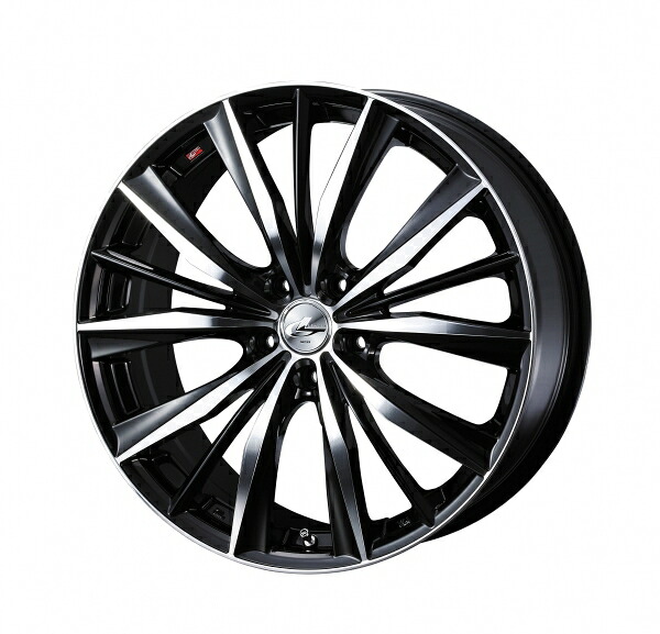ウェッズ LEONIS レオニス VX 17インチ リム幅7.0J インセット+47 5穴 PCD100 BKMC (ブラック ミラーカット) ホイール 4本セット