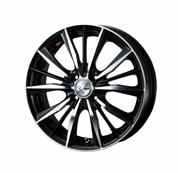 ウェッズ LEONIS レオニス VX 16インチ リム幅6.0J インセット+50 4穴 PCD100 BKMC (ブラック ミラーカット) ホイール 4本セット