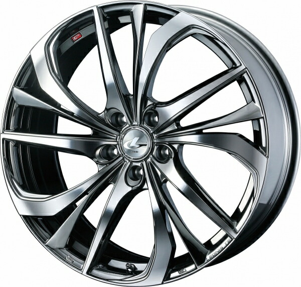 ウェッズLEONIS レオニス TE 18インチ リム幅7.0J インセット+55 5穴 PCD114.3 BMCMC (ブラックメタルコート/ミラーカット) ホイール 2本セット|オートパーツ ダイレクト