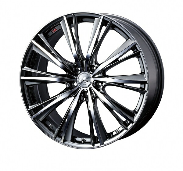ウェッズ LEONIS レオニス WX 17インチ リム幅7.0J インセット+47 5穴 PCD114.3 BMCMC (ブラックメタルコート ミラーカット) ホイール 2本セット