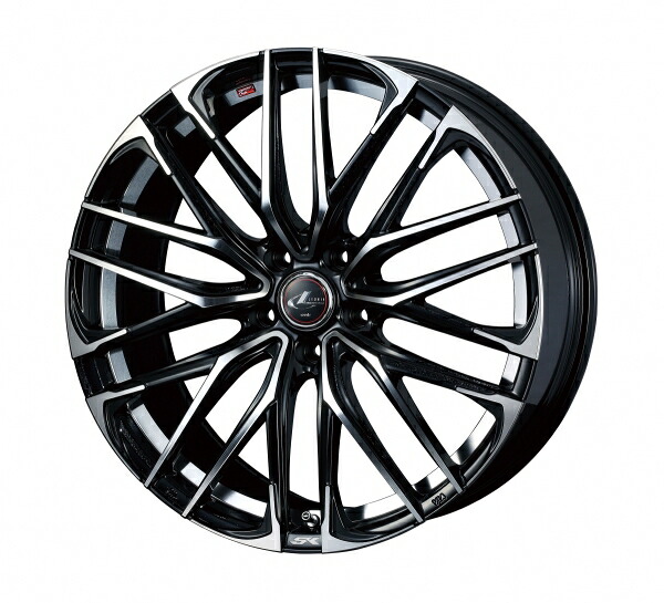 ウェッズ LEONIS レオニス SK 17インチ リム幅7.0J インセット+42 5穴 PCD114.3 PBMC (パールブラック ミラーカット) ホイール 2本セット