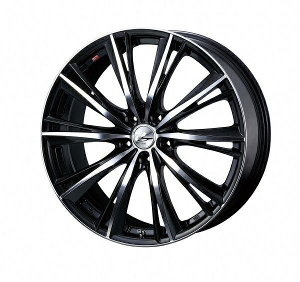 ウェッズ LEONIS レオニス WX 18インチ リム幅7.0J インセット+47 5穴 PCD100 BKMC (ブラック ミラーカット) ホイール 4本セット