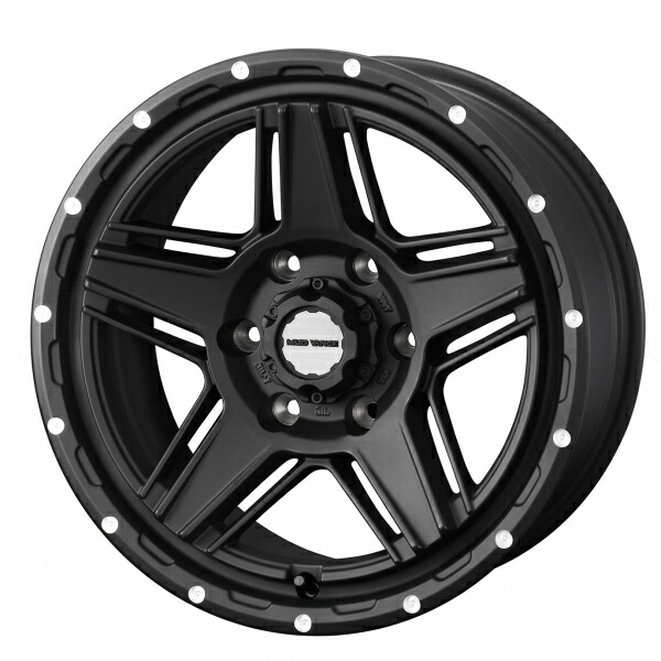 ウェッズ MUD VANCE マッドヴァンス 07 16インチ リム幅6.5J インセット+38 6 PCD139.7 フルマットブラック ホイール 1本