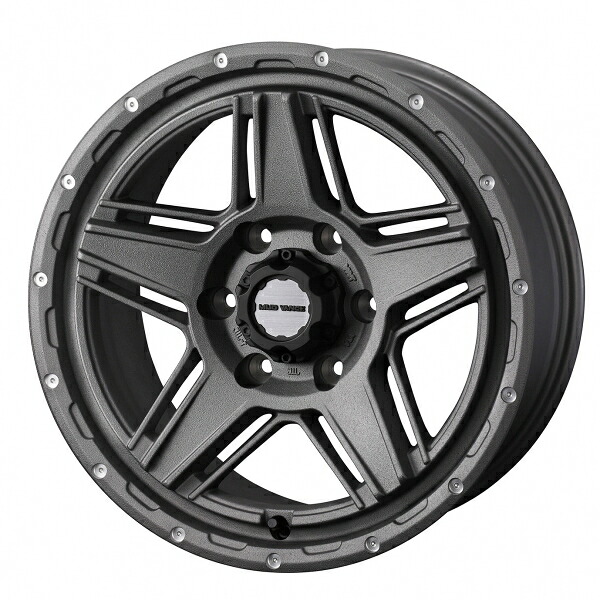 ウェッズMUD VANCE マッドヴァンス 07 17インチ リム幅6.5J インセット+38 6 PCD139.7 フリントグレイ ホイール 1本｜オートパーツ ダイレクト