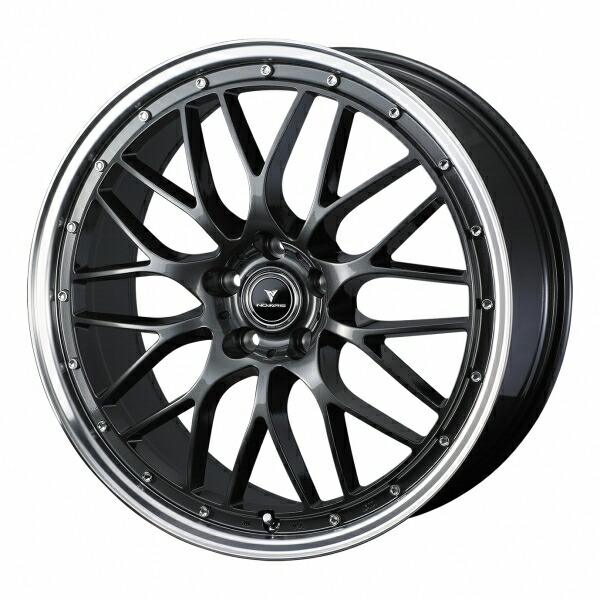 ウェッズ ノヴァリス NOVARIS ASSET M1 20インチ リム幅8.5J インセット+45 5穴 PCD114.3 ガンメタ/リムポリッシュ 1本