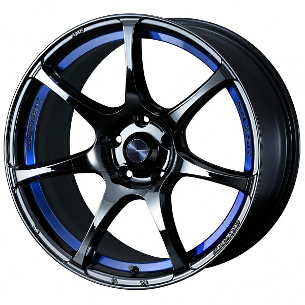 ウェッズ ウェッズスポーツ SA75R (18インチ×7.5J +35 5/114.3) ブルーライトクローム2 ホイール 2本セット