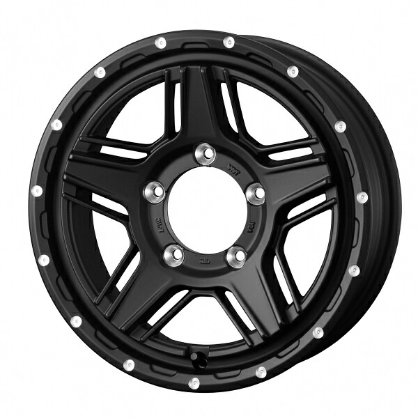 ウェッズ MUD VANCE マッドヴァンス 07 17インチ リム幅7.0J インセット+40 5穴 PCD114.3 フルマットブラック ホイール 2本セット