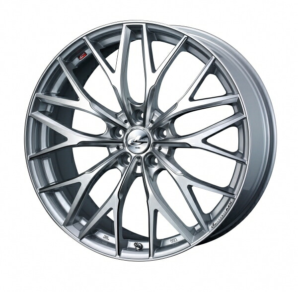 ウェッズ LEONIS レオニス MX 20インチ リム幅8.5J インセット+45 5穴 PCD114.3 HS3/SC (ハイパーシルバー3/SCマシニング) ホイール 1本