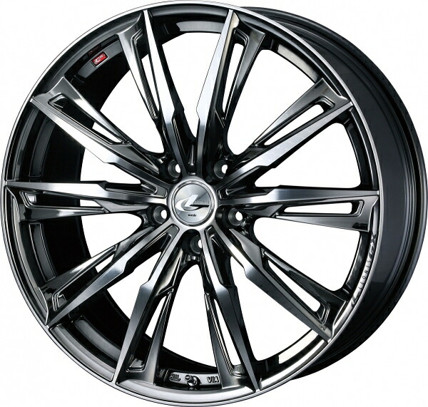 ウェッズLEONIS レオニス GX 18インチ リム幅7.0J インセット+47 5穴 PCD100 BMCMC (ブラックメタルコート/ミラーカット) ホイール 2本セット｜オートパーツ ダイレクト 42,972円