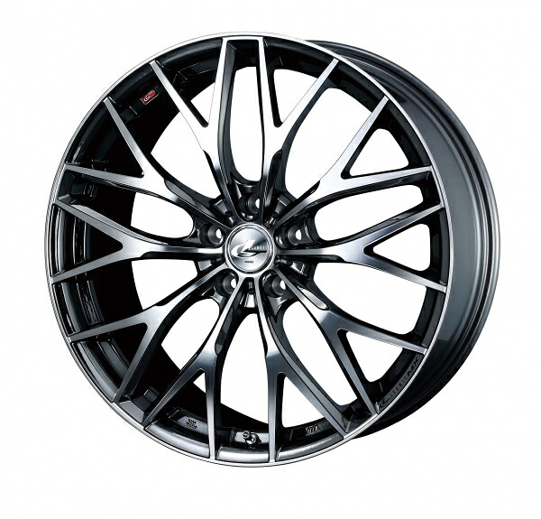 ウェッズLEONIS レオニス MX 18インチ リム幅7.0J インセット+47 5穴 PCD114.3 BMCMC (ブラックメタルコート ミラーカット) ホイール 2本セット｜オートパーツ ダイレクト