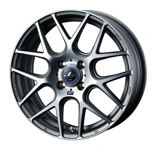 ウェッズ LEONIS NAVIA レオニス ナヴィア06 17インチ リム幅6.5J インセット+50 4穴 PCD100 MGMC (マットガンメタマシニングカット) ホイール 4本セット