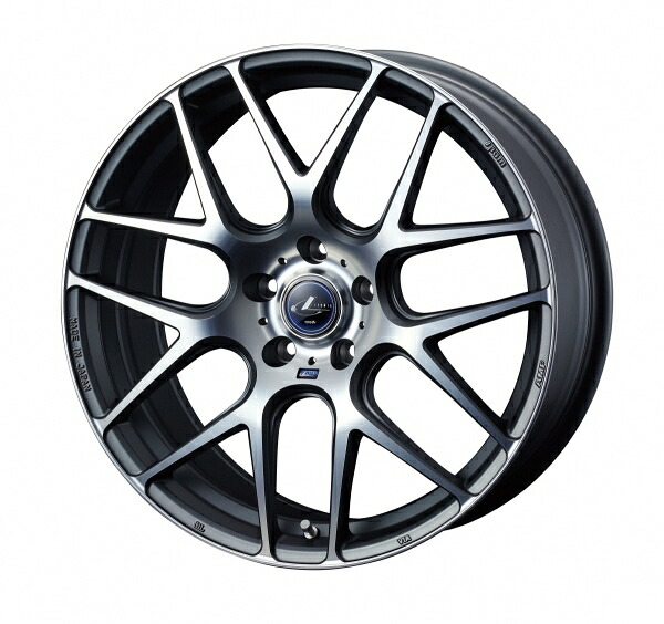 ウェッズ LEONIS NAVIA レオニス ナヴィア06 17インチ リム幅6.5J インセット+53 5穴 PCD114.3 MGMC (マットガンメタマシニングカット) ホイール 4本セット