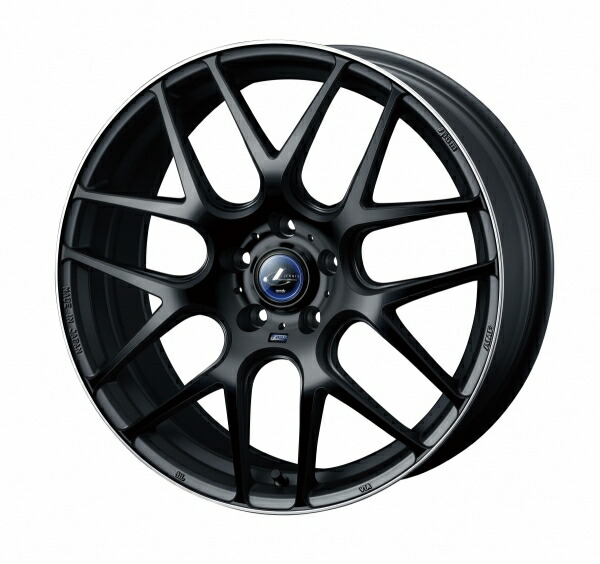 ウェッズ LEONIS NAVIA レオニス ナヴィア06 18インチ リム幅7.0J インセット+47 5穴 PCD114.3 MBP (マットブラックリムポリッシュ) ホイール 1本