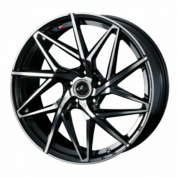 ウェッズLEONIS レオニス IT 20インチ リム幅8.5J インセット+35 5穴 PCD114.3 PBMC (パールブラック/ミラーカット) ホイール 2本セット|オートパーツ ダイレクト