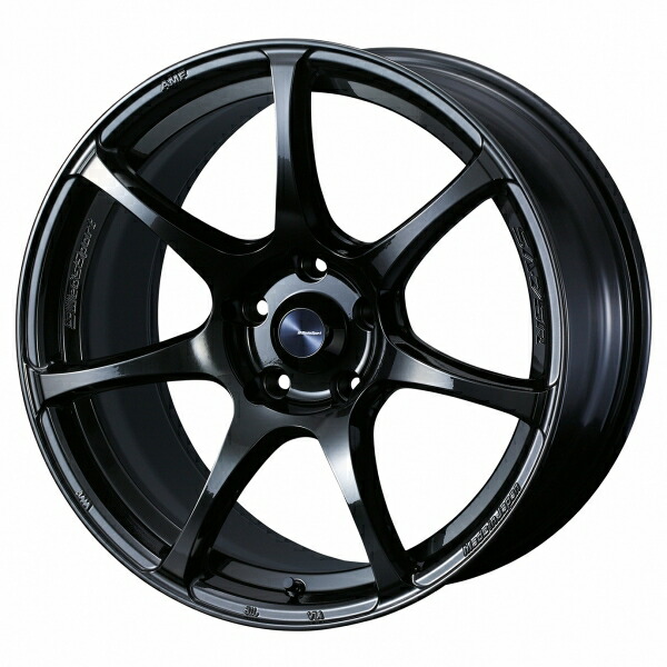 ウェッズ ウェッズスポーツ SA75R (16インチ×5.0J +45 4/100) ハイパーブラッククリアツー ホイール 4本セット