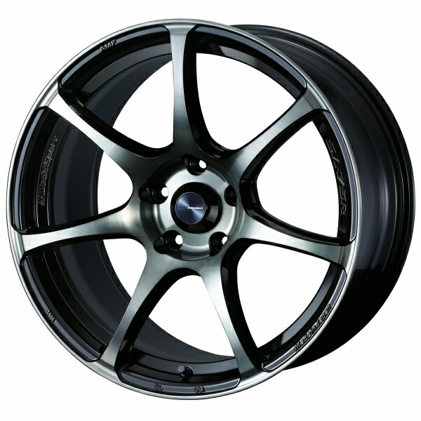 ウェッズウェッズスポーツ SA75R (18インチ&times;9.5J +38 5/114.3) ウォースブラッククリアー ホイール 4本セット｜オートパーツ ダイレクト