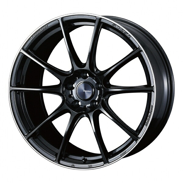 ウェッズ Weds Sport ウェッズスポーツ SA25R 20インチ 9.5J +38 5穴 PCD114.3 METAL BLACK/F (メタルブラックエフ) ホイール 4本セット