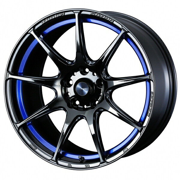 ウェッズ Weds Sport ウェッズスポーツ SA99R 18インチ 7.5J +35 5穴 PCD114.3 BLC2 (ブルーライトクロームツー) ホイール 2本セット