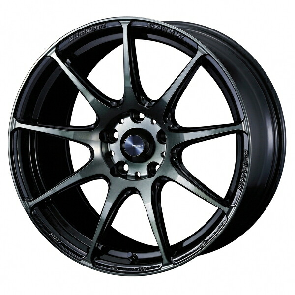 ウェッズ Weds Sport ウェッズスポーツ SA99R 18インチ 7.5J +35 5穴 PCD114.3 WBC (ウォースブラッククリアー) ホイール 2本セット