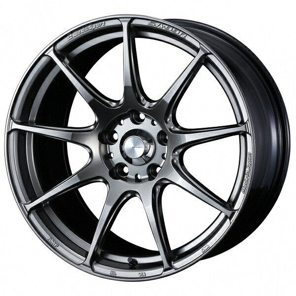 ウェッズWeds Sport ウェッズスポーツ SA99R 18インチ 9.5J +38 5穴 PCD114.3 PSB (プラチナシルバーブラック) ホイール 2本セット|オートパーツ ダイレクト