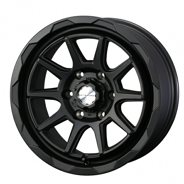 ウェッズ MUD VANCE 06 16インチ リム幅6.5J インセット+38 6 PCD139.7 フルマットブラック 1本