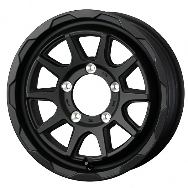 ウェッズ MUD VANCE 06 16インチ リム幅5.5J インセット+22 5穴 PCD139.7 フルマットブラック 4本セット