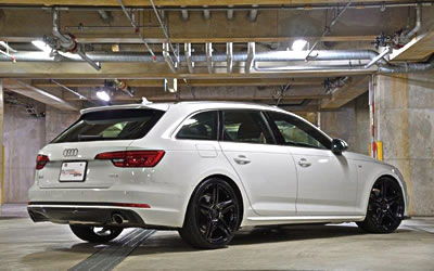 ガレージベリー AUDI アウディ A4 アバント 8W S-LINE リアディフューザー FRP製【個人宅発送不可】