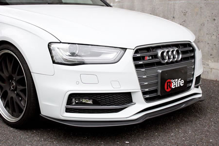 ガレージベリーAUDI アウディ S4アバント 8K 後期 フロントリップスポイラー FRP製【個人宅発送不可】|オートパーツ ダイレクト