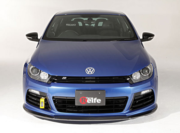 ガレージベリー VW Scirocco シロッコ R フロントリップスポイラー カーボン製【個人宅発送不可】