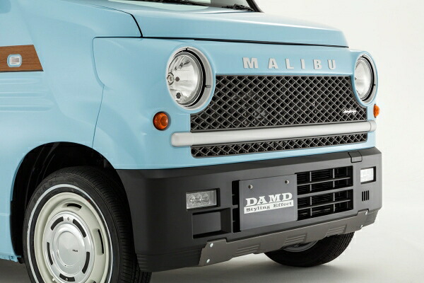 ダムドN-VAN JJ1/2 (2018/7～) MALIBU フェイスチェンジキット 未塗装 純正フォグ無車用｜オートパーツ ダイレクト