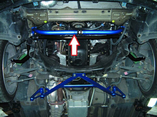 クスコ ボディ補強パーツ フロントメンバー補強バー 195 247 A トヨタ クレスタ JZX100 フロント