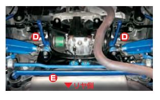 クスコ インプレッサスポーツ/G4 GP/GJ7 2.0L NA 4WD パワーブレース リアメンバー