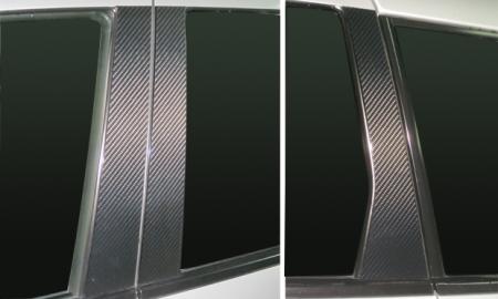 ハセプロ マジカルカーボンシート 三菱 エアトレック CU2W/4W/5W(2001.6～2005.10)3P×左右 ブラック