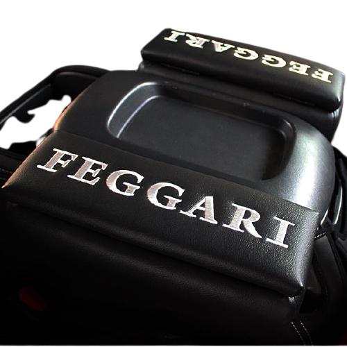 フェガーリ ハイエース 200系 1-8型 S-GL 標準ボディ フェーガーリ刺繍ロゴ アームレスト (収納付) 2個1セット