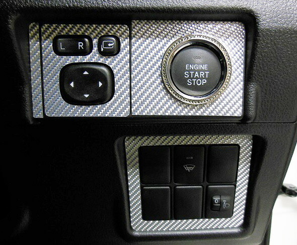 ハセプロ マジカルカーボンシート トヨタ ランドクルーザー プラド TRJ150W(2009.09～2014.3) ダッシュパネル ガンメタ