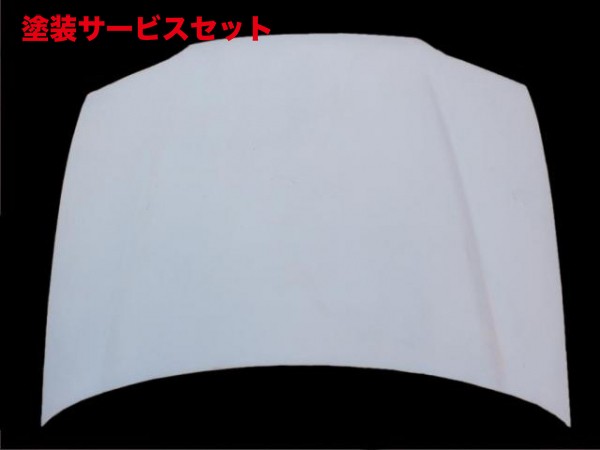 当社塗装品 エアロワークス エアロワークス シビック EG FRP ボンネット 白ゲルコート
