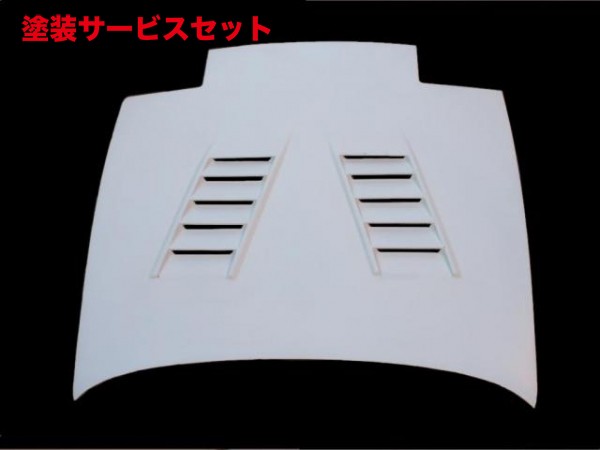 当社塗装品 エアロワークス エアロワークス 180SX ダクト付FRPボンネット 白ゲルコート