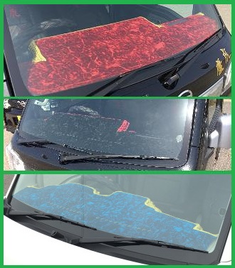 シフトスポーツハイゼットジャンボ 500/510 (H26/9～R3/11) 助手席エアバック無車 ダッシュボードマット ブルー&times;イエロー｜オートパーツ ダイレクト