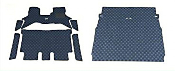 シフトスポーツNT100クリッパーリオ DR17W (H27/03~) フロアマット 7点セット (フロント/リア/ラゲッジ/ステップ) チェックレッド|オートパーツ ダイレクト
