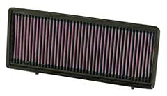 グループエム K&N エアフィルター 純正交換タイプ エルグランド (10.08-) TE52/TNE52 排気量2500 QR25DE 純正品番16546-JA00B/AY120-NS056