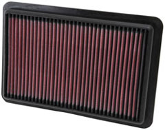 グループエム K&N エアフィルター 純正交換タイプ ビアンテ (13.05-) CCFFW SKYACTIV 排気量2000 (PE-VPS) 純正品番PE07-13-3A0A