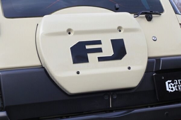 カースタイル FJクルーザー CS タイヤレスキット+FJ切文字ステッカー(黒)