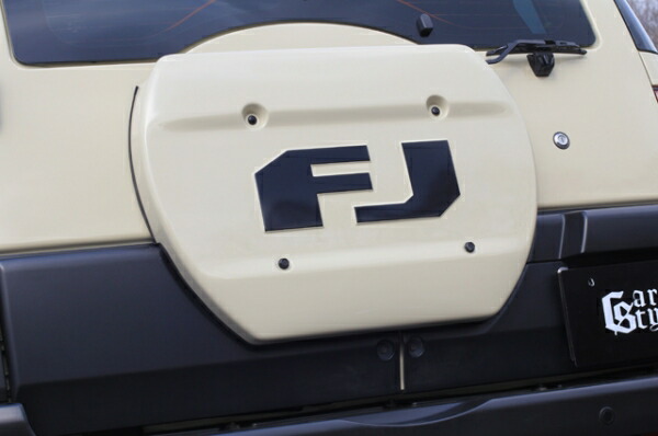カースタイル FJクルーザー CS タイヤレスキット+FJ切文字ステッカー(イエロー)