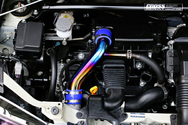 テイクオフアルトワークス/ターボRS HA36S/ハスラーハイブリットターボ MR52S/スペーシアカスタム MK53S/フレアワゴン MM53S エアインテークパイプ チタンVer｜オートパーツ ダイレクト